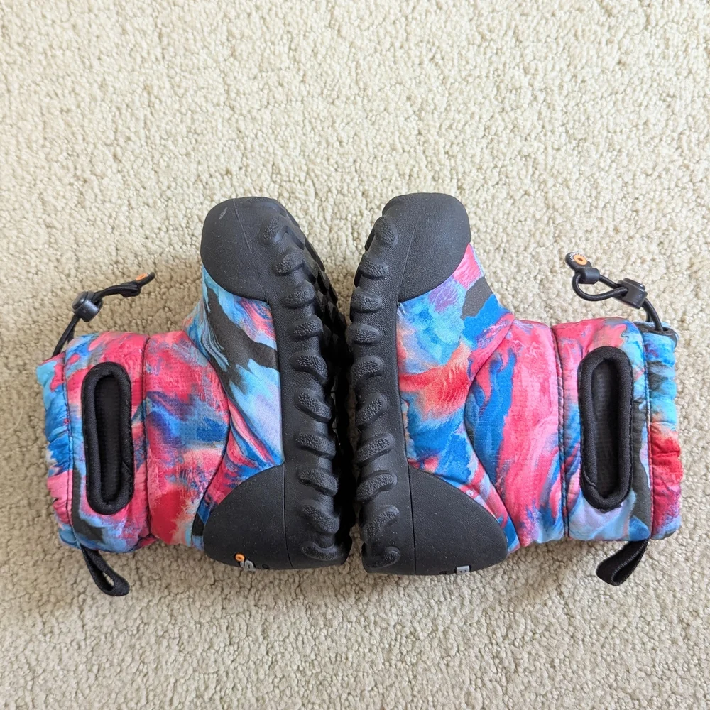 Bogs B-MOC Snow Boots Toddler 7 Wild Brush Waterproof Fleece Outdoor Winter Ski